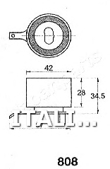 1 TENDICINGHIA CINGHIA DISTRIBUZIONE JAPANPARTS CHEVROLET, DAEWOO