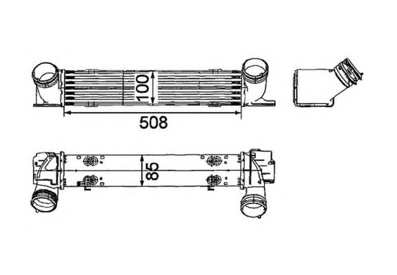 1 INTERCOOLER NRF BMW