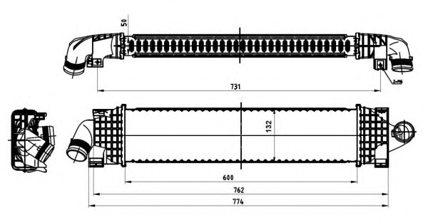 1 INTERCOOLER NRF FORD