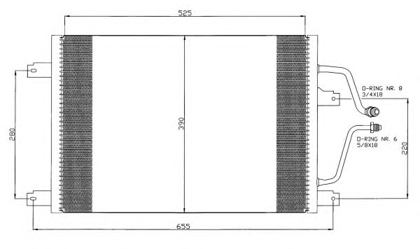 1 CONDENSATORE NRF RENAULT