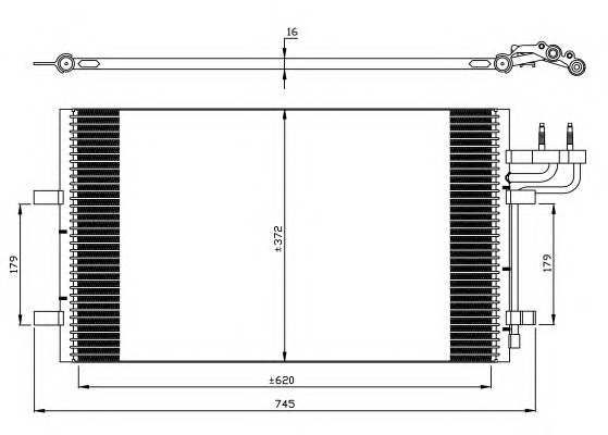 1 CONDENSATORE NRF FORD