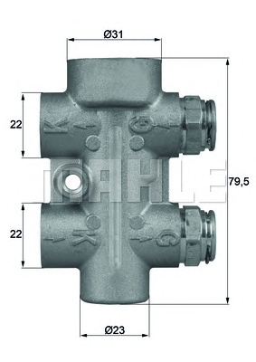 1 TERMOSTATO BEHR MERCEDES-BENZ
