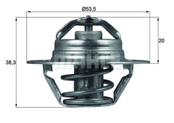 1 TERMOSTATO BEHR CITROEN , FIAT , LADA , OPEL , PEUGEOT , RENAULT , ROVER , VOLVO
