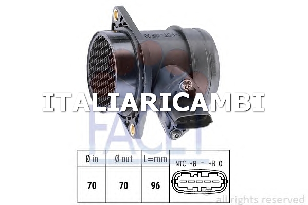 1 DEBIMETRO  FACET FIAT, ALFA ROMEO, LADA