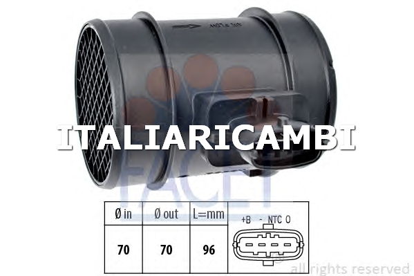 1 DEBIMETRO  FACET FORD, FIAT, CITROËN, ALFA ROMEO, SUZUKI, PEUGEOT, OPEL, JEEP