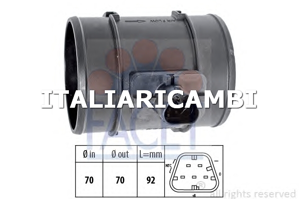1 DEBIMETRO  FACET OPEL, CHEVROLET
