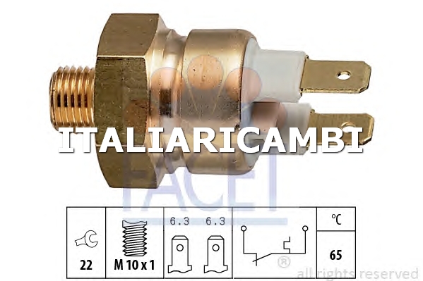 1 TERMOCONTATTO SEGNALAZIONE REFRIGERANTE FACET 7.4112
