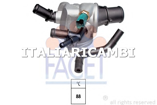 1 VALVOLA TERMOSTATICA  FACET FIAT, ALFA ROMEO