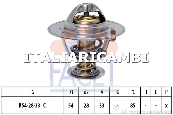 1 VALVOLA TERMOSTATICA  FACET HYUNDAI, KIA