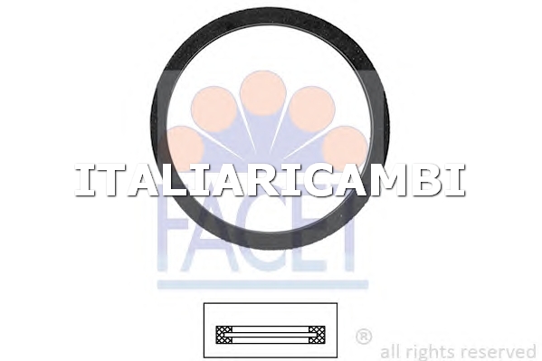 1 GUARNIZIONE TERMOSTATO  FACET FIAT, CITROËN, TOYOTA, SUZUKI, RENAULT, PEUGEOT, OPEL, CHEVROLET