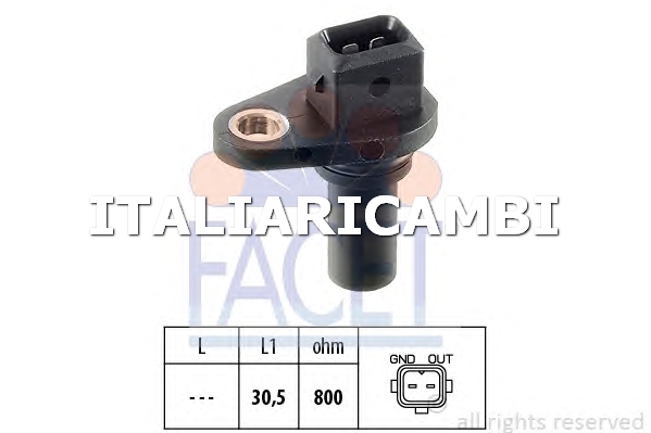 1 SENSORE GIRI CAMBIO AUTOMATICO FACET 9.0028