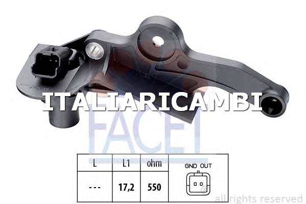 1 GENERATORE DI IMPULSI ALBERO A GOMITI  FACET FIAT, CITROËN, PEUGEOT