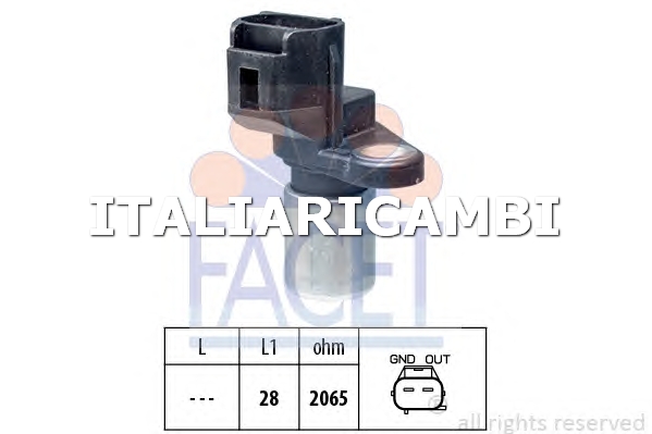 1 GENERATORE DI IMPULSI ALBERO A GOMITI  FACET TOYOTA