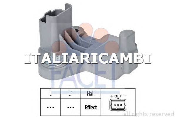1 GENERATORE DI IMPULSI ALBERO A GOMITI  FACET FORD, FIAT, CITROËN, TOYOTA, VOLVO, PEUGEOT, MITSUBISHI, MINI, MAZDA