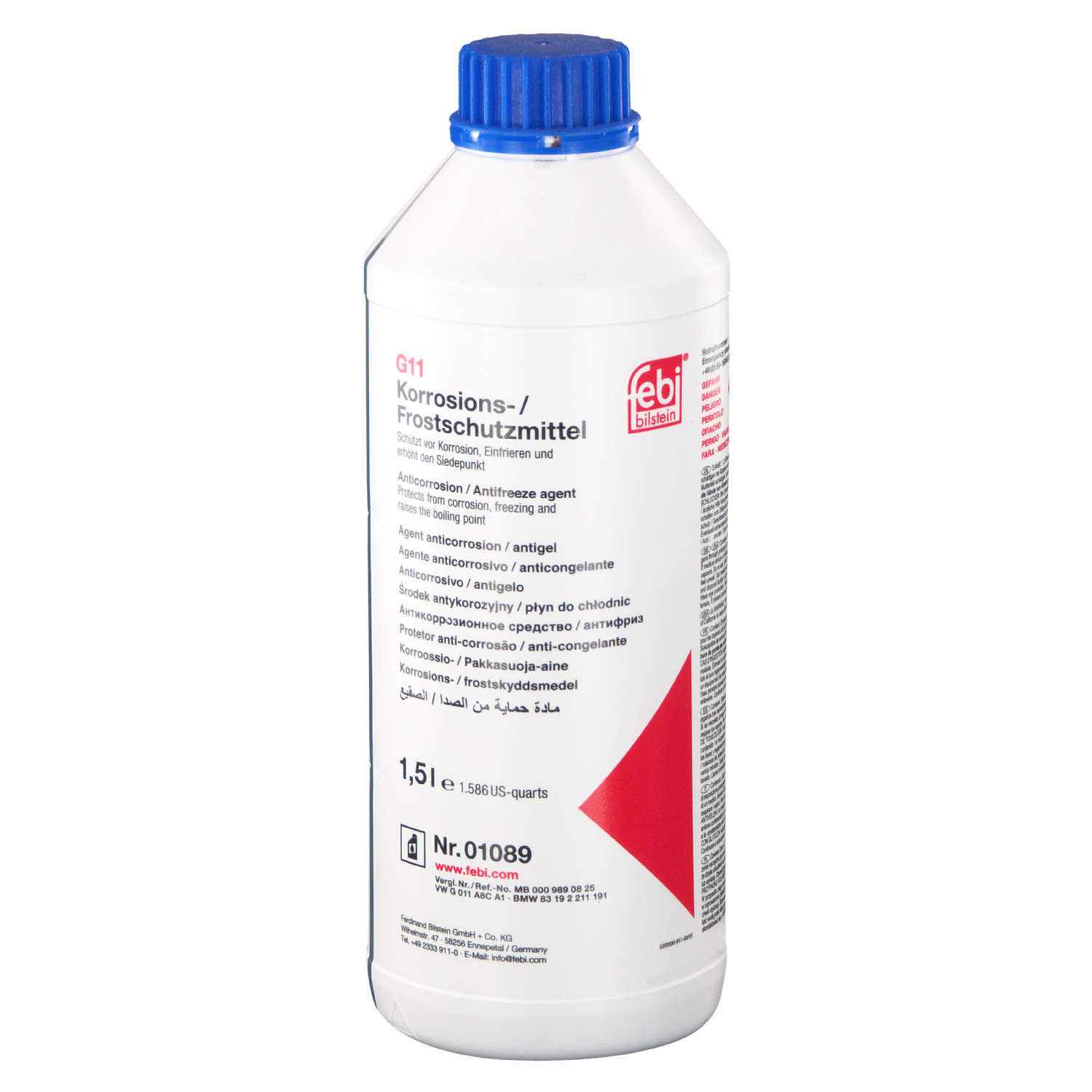 1 ANTIGELO FEBI BILSTEIN FORD, VW, VAUXHALL, SEAT, OPEL, MERCEDES-BENZ, BMW, AUDI, MAN