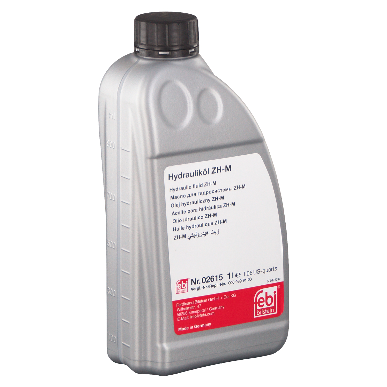 1 OLIO SISTEMA IDRAULICO SENTRALE FEBI BILSTEIN MERCEDES-BENZ, BMW