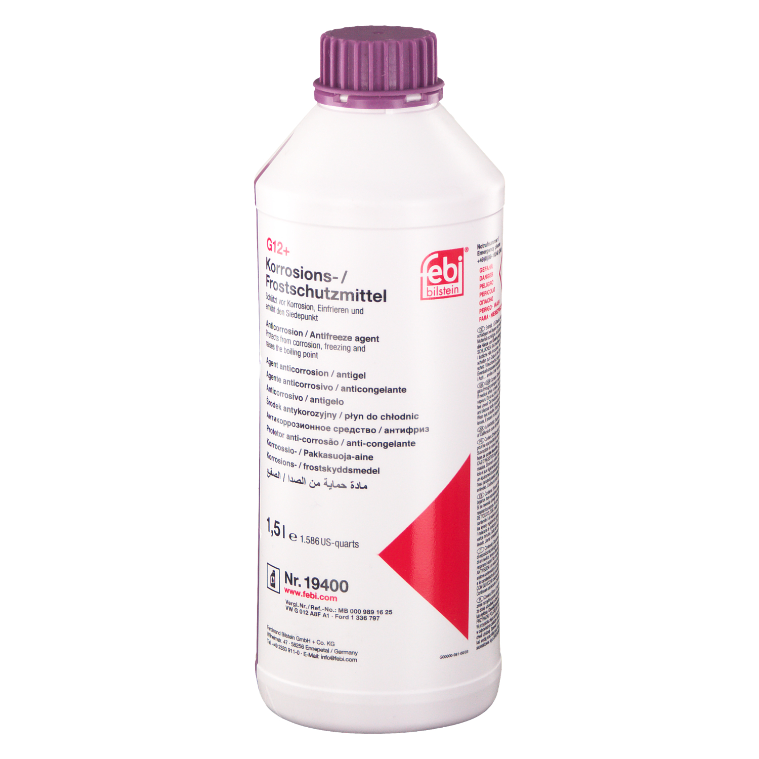 1 ANTIGELO FEBI BILSTEIN FORD, VW, VOLVO, VAUXHALL, SKODA, SEAT, OPEL, MINI, MERCEDES-BENZ, JAGUAR, FORD USA, AUDI, MAN