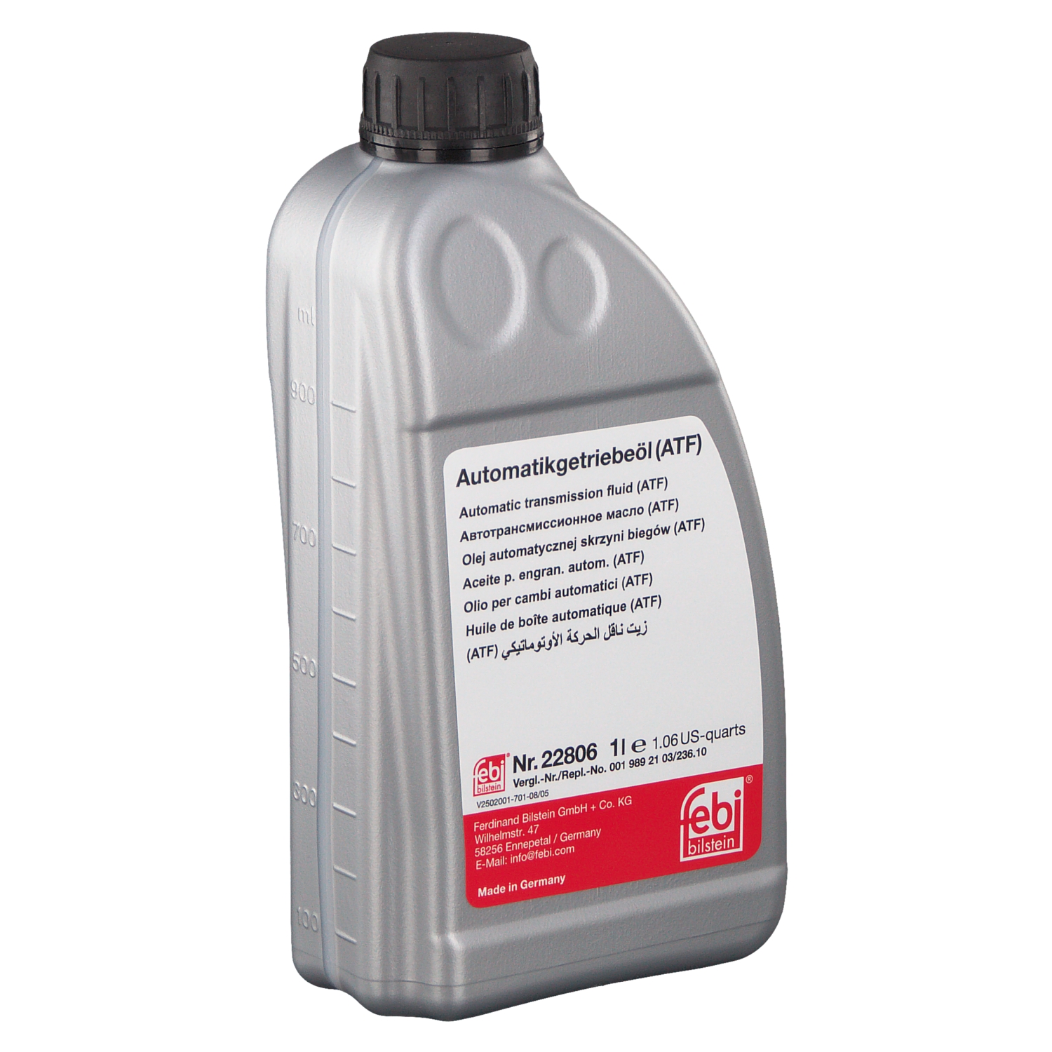 1 OLIO CAMBIO AUTOMATICO FEBI BILSTEIN FORD, VW, VOLVO, ACURA, MINI, MERCEDES-BENZ, HONDA, FORD USA, MAN