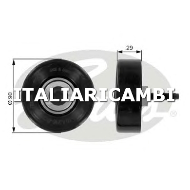 1 CUSCINETTO CINGHIA SERVIZI GATES T36089
