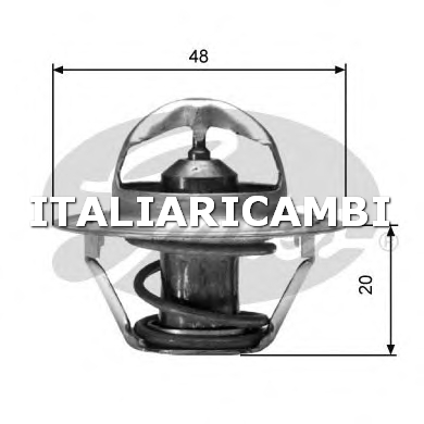 1 VALVOLA TERMOSTATICA GATES TH00388G1