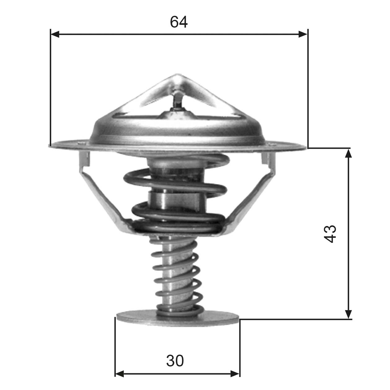 1 VALVOLA TERMOSTATICA GATES TH05977G1