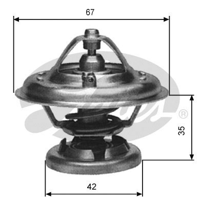 1 VALVOLA TERMOSTATICA GATES TH12685G1