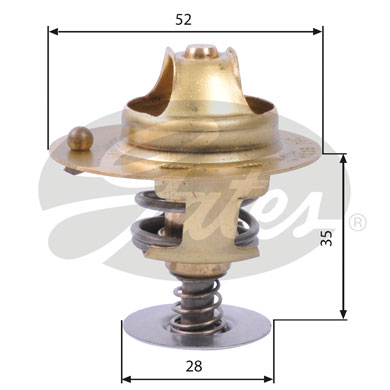 1 VALVOLA TERMOSTATICA GATES TH14178G1