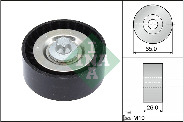1 CUSCINETTO CINGHIA SERVIZI  INA FIAT, MERCEDES-BENZ, JEEP, DODGE, CHRYSLER