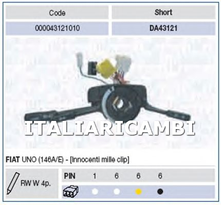 1 LEVA DEVIO GUIDA MAGNETI MARELLI FIAT