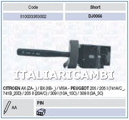 1 LEVA DEVIO GUIDA MAGNETI MARELLI PEUGEOT