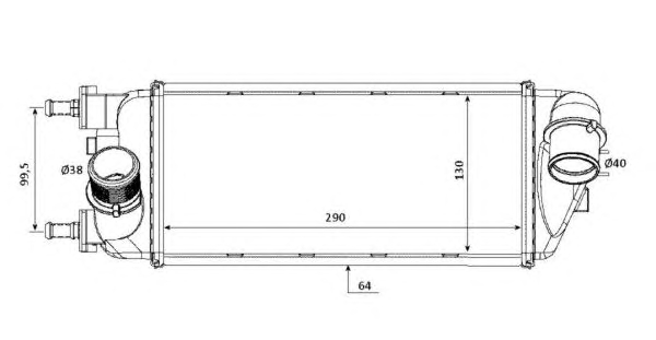 1 INTERCOOLER NRF 30183