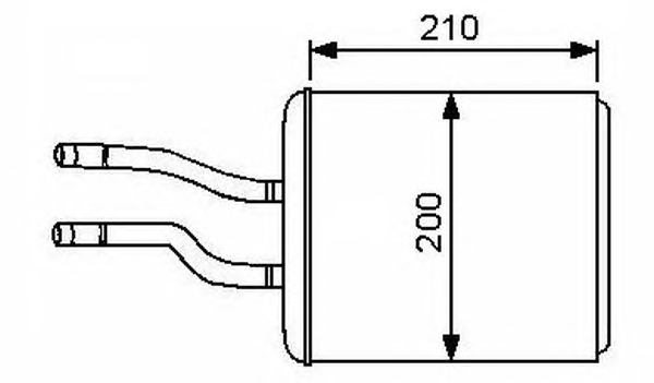 1 RADIATORE RISCALDAMENTO NRF 53244