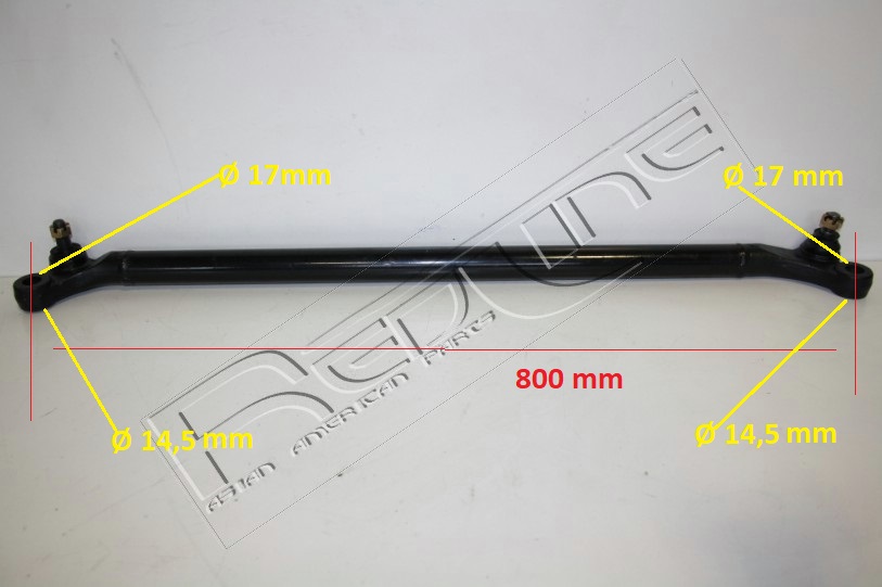 1 BARRA STERZO ANTERIORE RED-LINE 40NI101