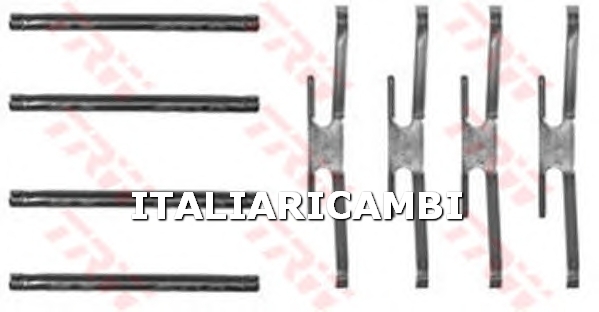 1 KIT ACCESSORI PASTIGLIE FRENO  ANTERIORE TRW BEDFORD, VAUXHALL, OPEL