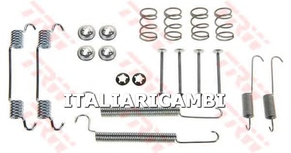 1 KIT ACCESSORI GANASCE FRENO  POSTERIORE TRW VAUXHALL, OPEL, CHEVROLET