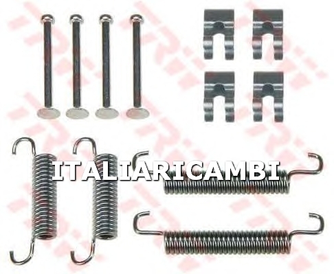 1 KIT ACCESSORI GANASCE FRENO  POSTERIORE TRW IVECO, RENAULT