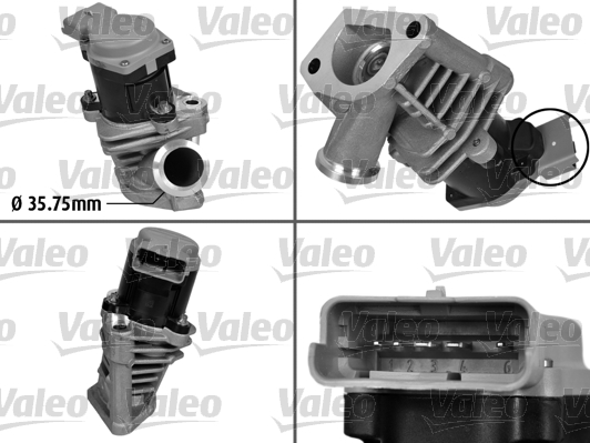 1 VALVOLA EGR  VALEO CITROËN, PEUGEOT