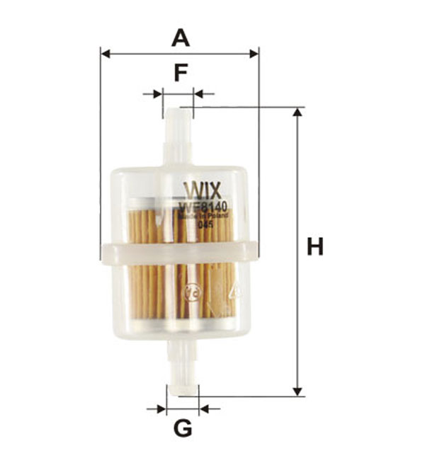 1 FILTRO BENZINA  WIX FILTERS ALFA ROMEO, VAUXHALL, SUBARU, PEUGEOT, OPEL, MERCEDES-BENZ, MAZDA, HONDA, FORD USA, CHRYSLER, BMW, AC, STEYR